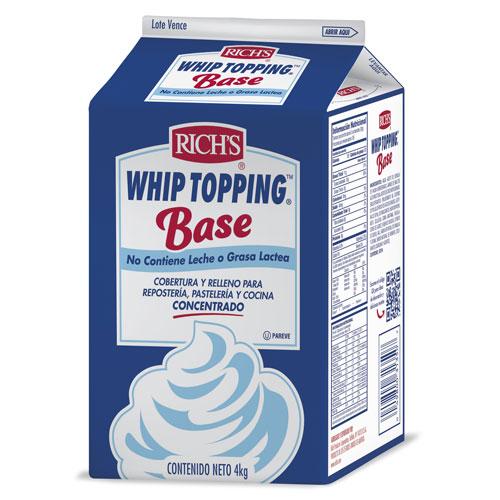 Whip Topping Base marca Rich´s